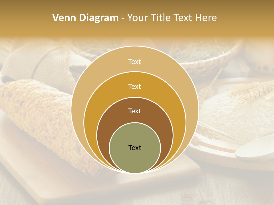 Corn Concept Closeup PowerPoint Template