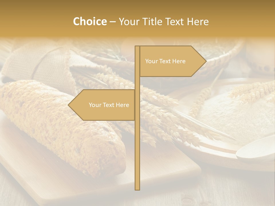 Corn Concept Closeup PowerPoint Template