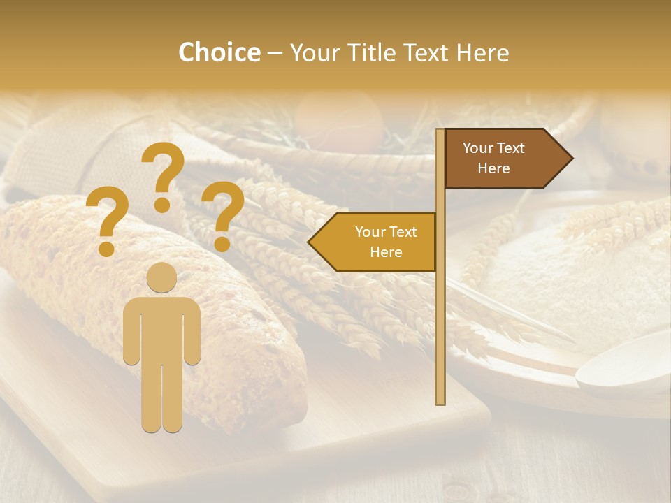 Corn Concept Closeup PowerPoint Template