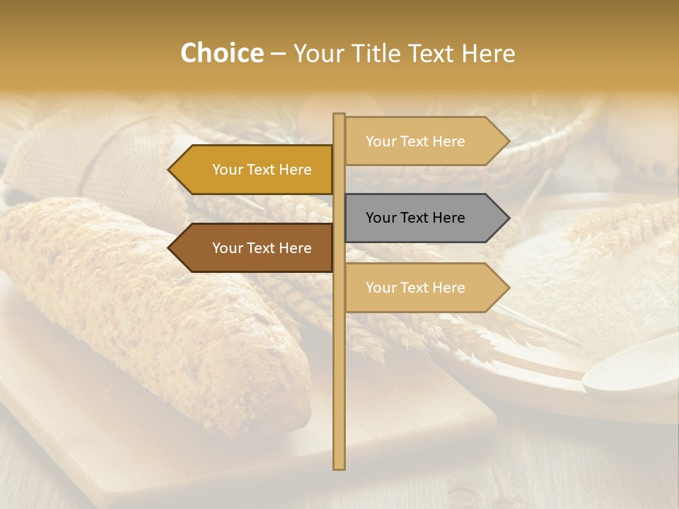 Corn Concept Closeup PowerPoint Template