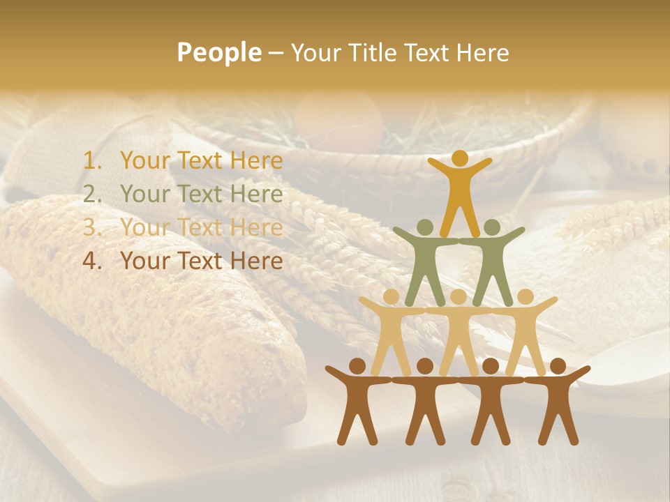 Corn Concept Closeup PowerPoint Template