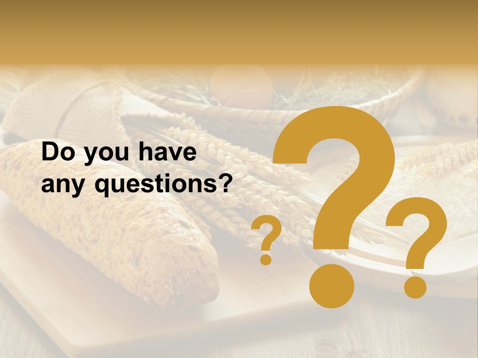 Corn Concept Closeup PowerPoint Template