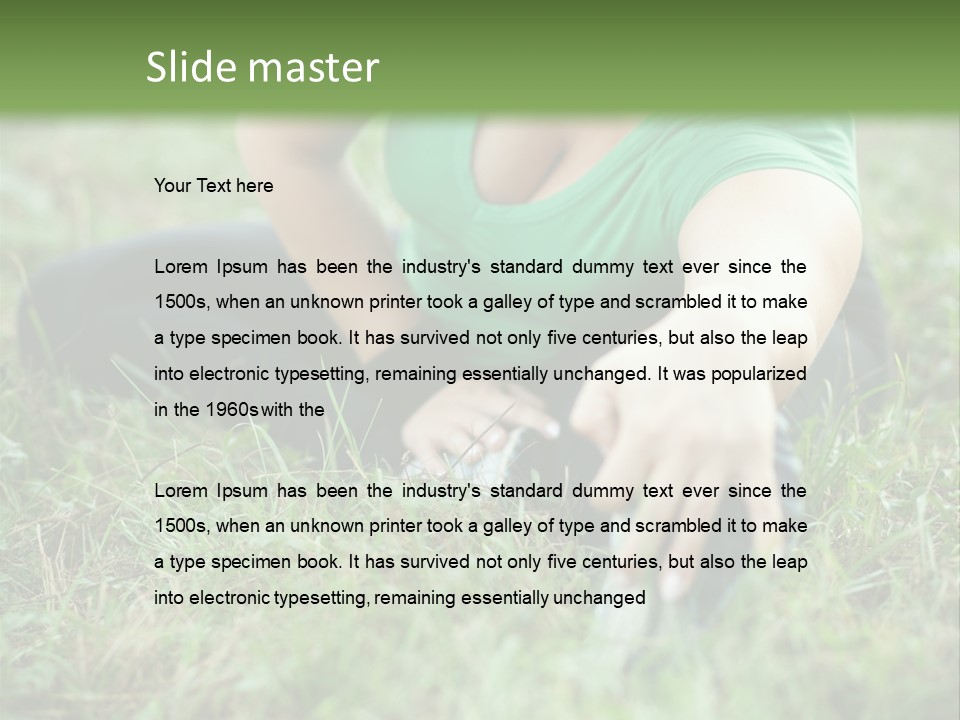 Fatty Cheerful Active PowerPoint Template