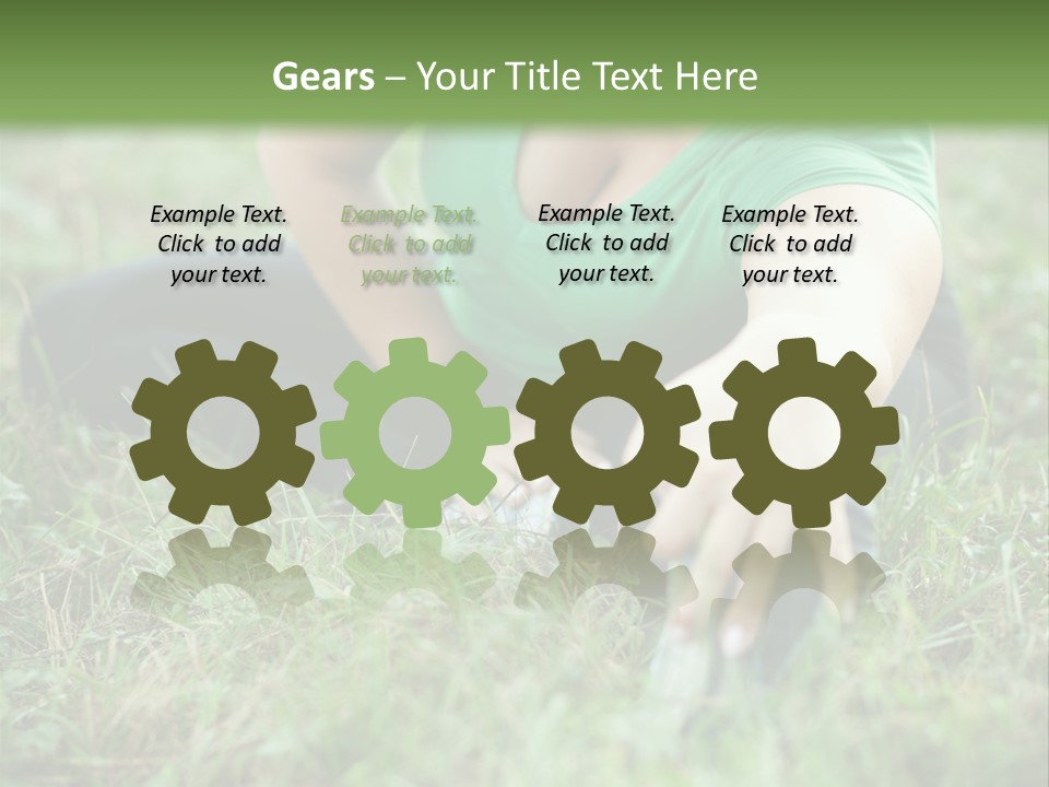 Fatty Cheerful Active PowerPoint Template