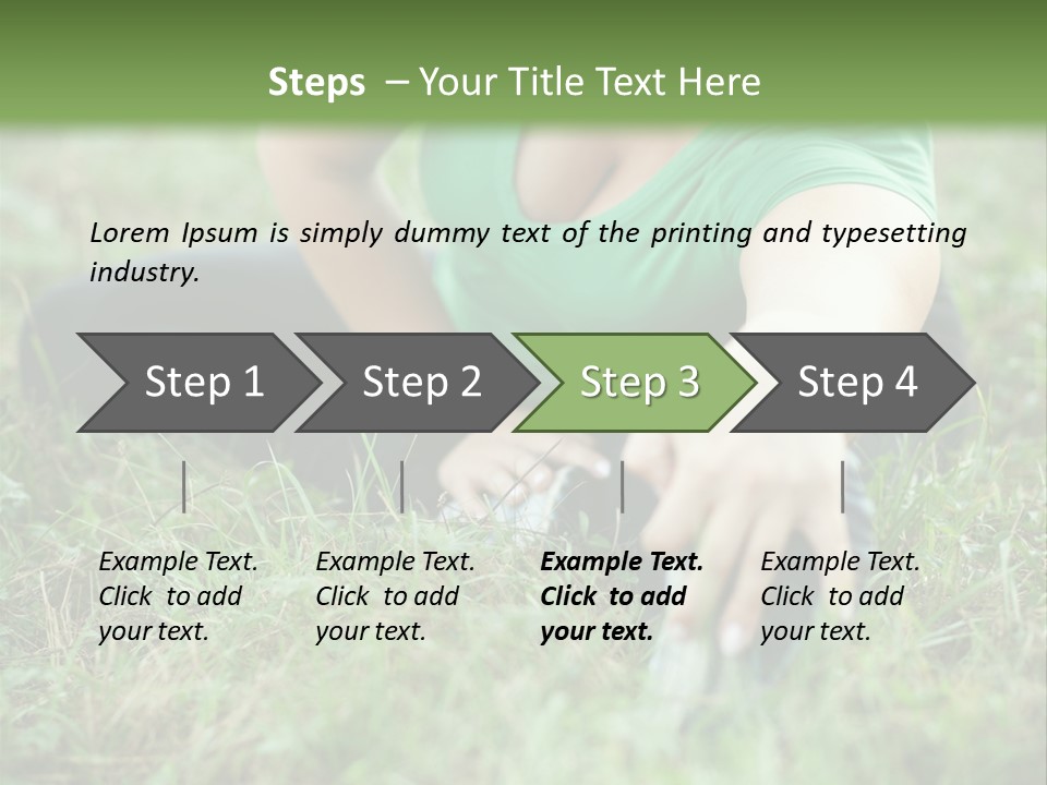 Fatty Cheerful Active PowerPoint Template