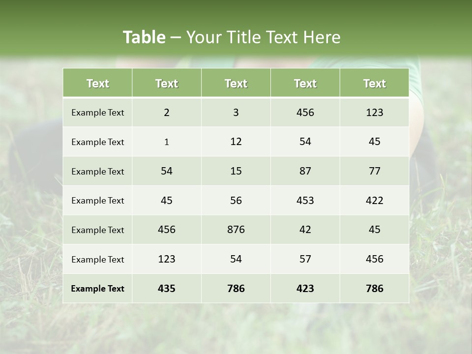Fatty Cheerful Active PowerPoint Template