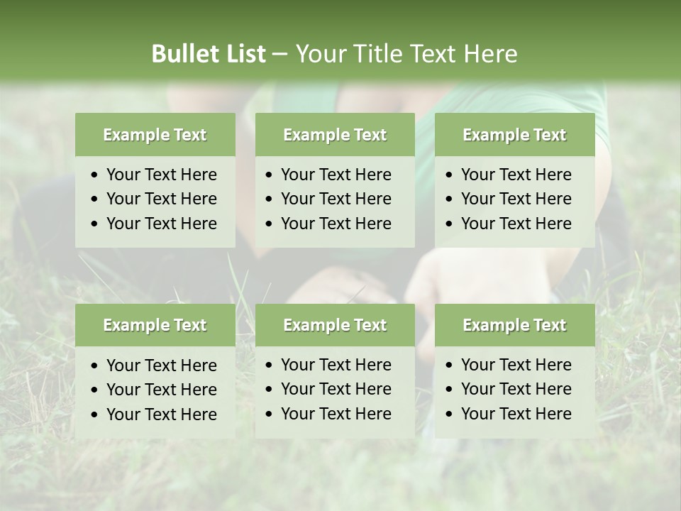 Fatty Cheerful Active PowerPoint Template