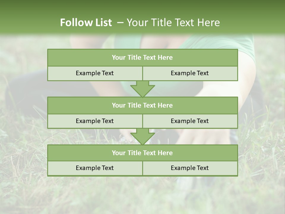 Fatty Cheerful Active PowerPoint Template