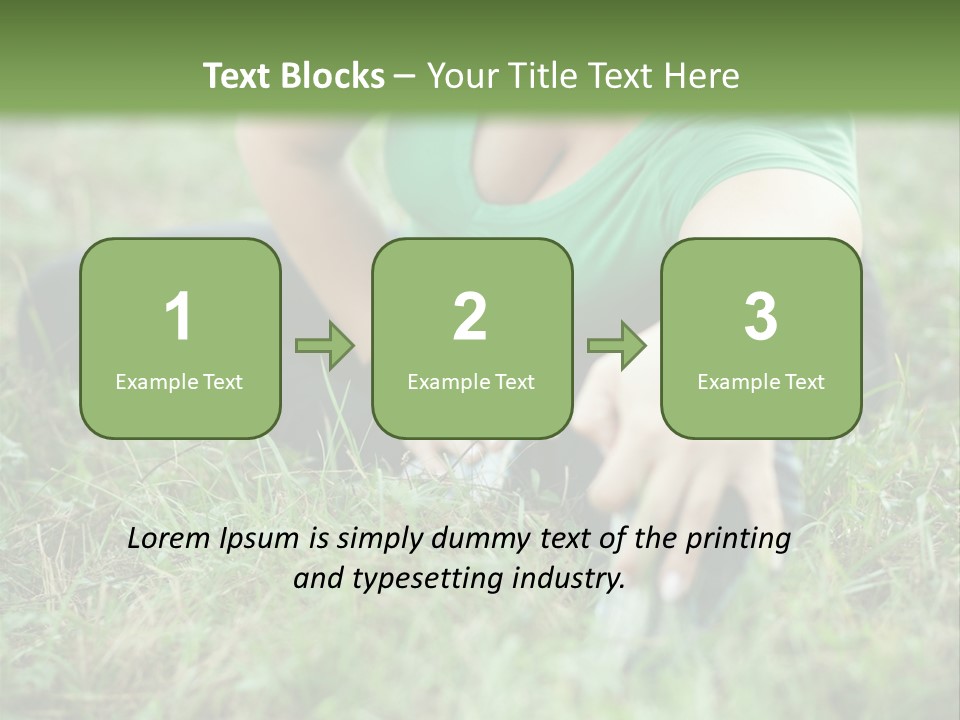 Fatty Cheerful Active PowerPoint Template