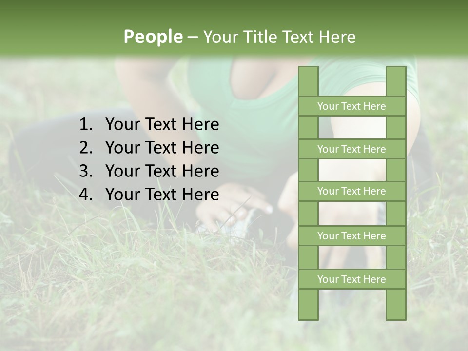 Fatty Cheerful Active PowerPoint Template