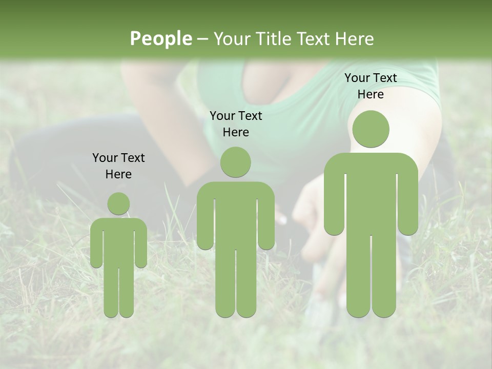 Fatty Cheerful Active PowerPoint Template