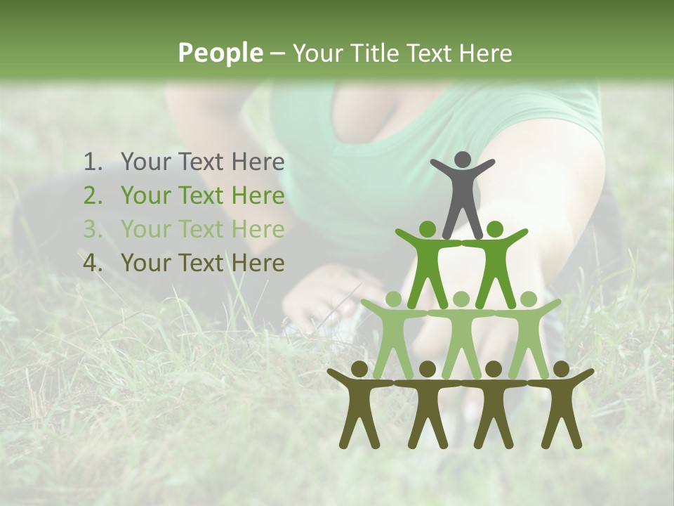 Fatty Cheerful Active PowerPoint Template