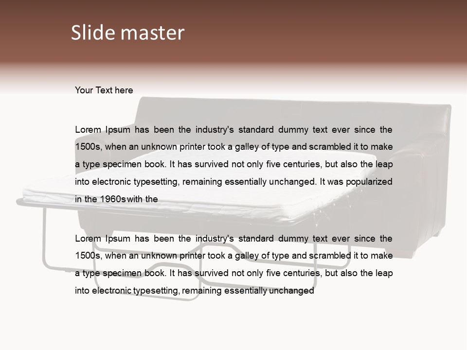 Mattress Care Quest Room PowerPoint Template