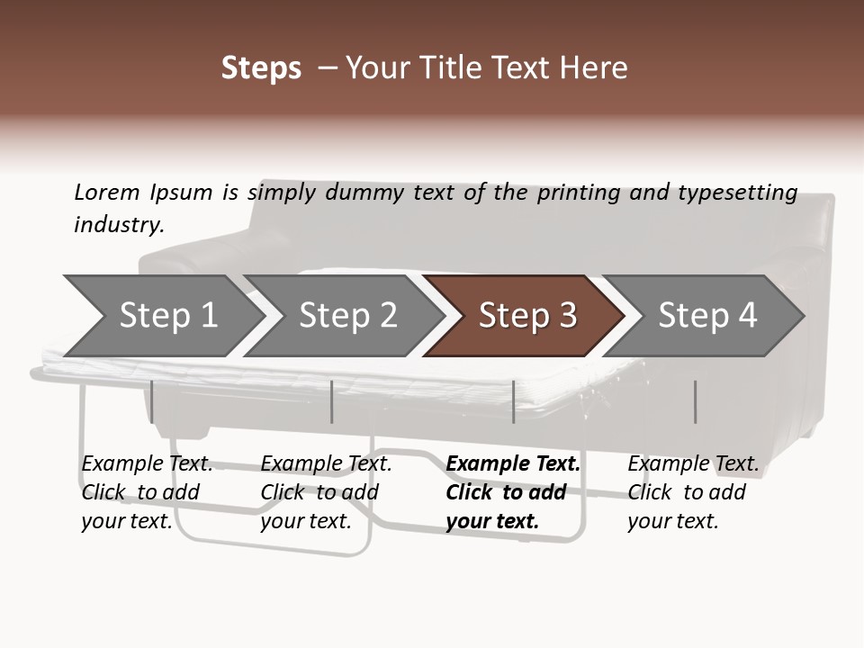 Mattress Care Quest Room PowerPoint Template