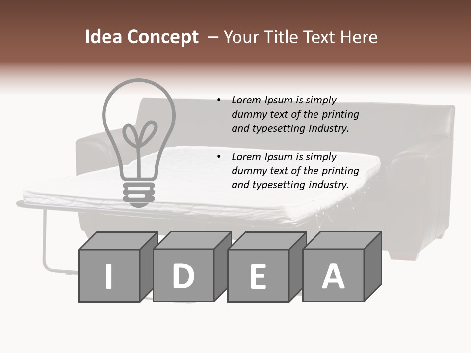 Mattress Care Quest Room PowerPoint Template