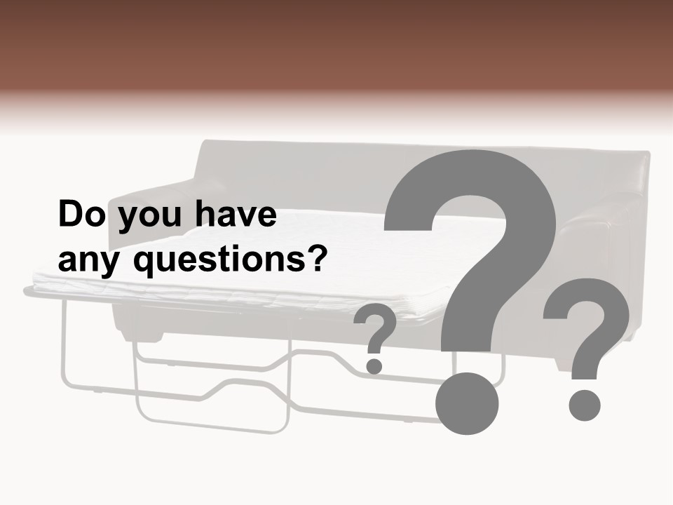 Mattress Care Quest Room PowerPoint Template