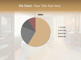 Towel Window Tub PowerPoint Template