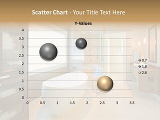 Towel Window Tub PowerPoint Template