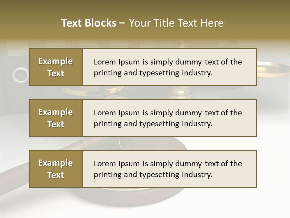 Justice Court Balance PowerPoint Template