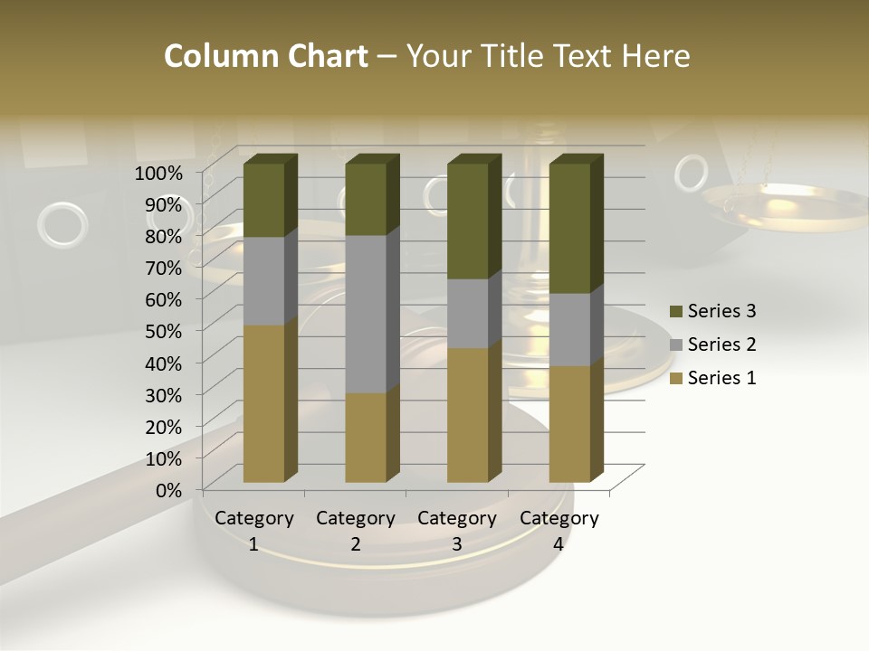 Justice Court Balance PowerPoint Template