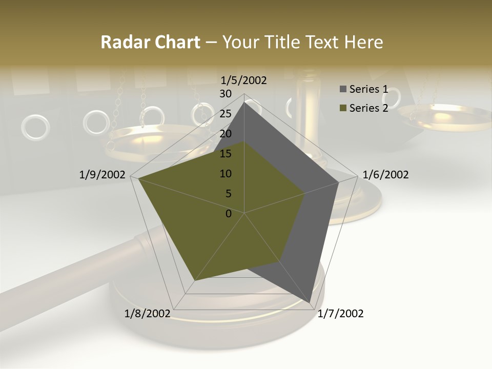 Justice Court Balance PowerPoint Template