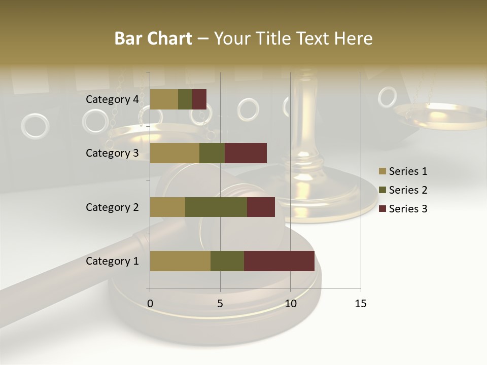 Justice Court Balance PowerPoint Template