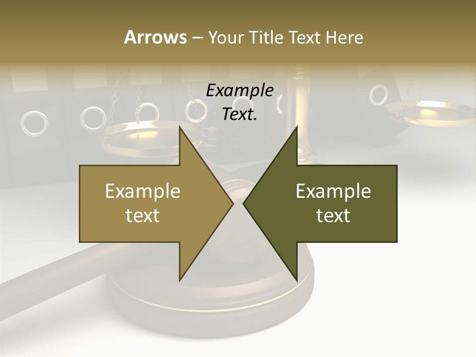 Justice Court Balance PowerPoint Template