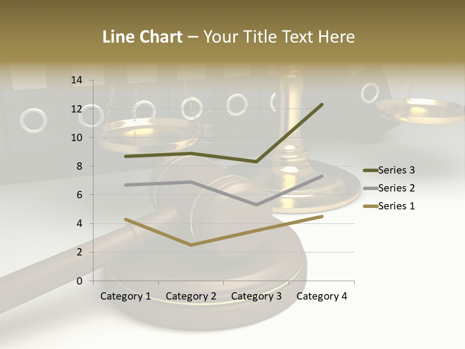 Justice Court Balance PowerPoint Template