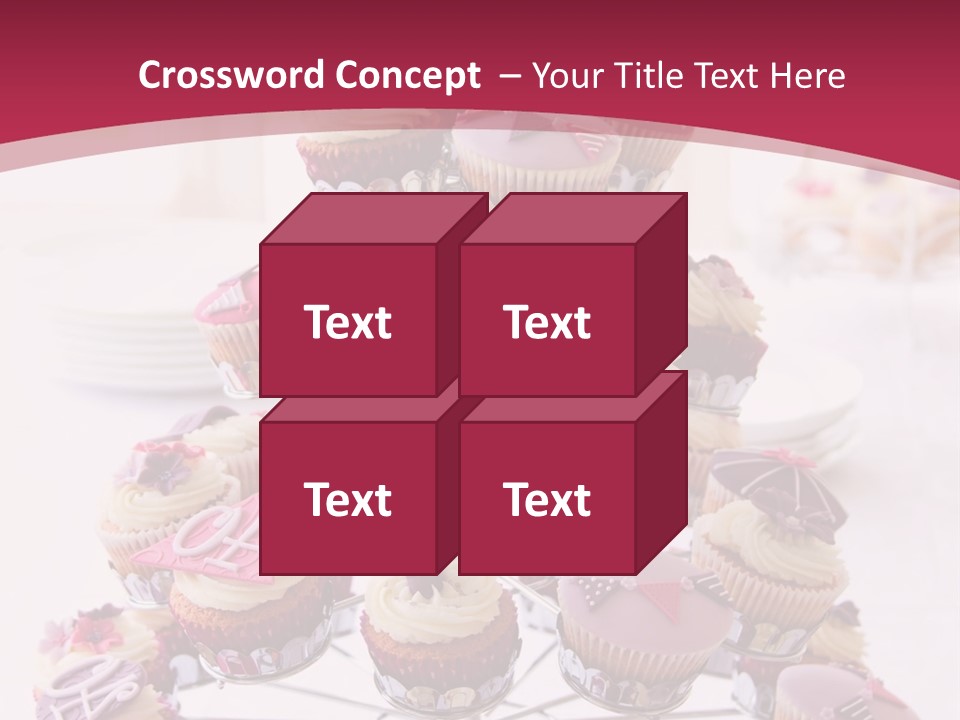Cakestand Choice Cake PowerPoint Template