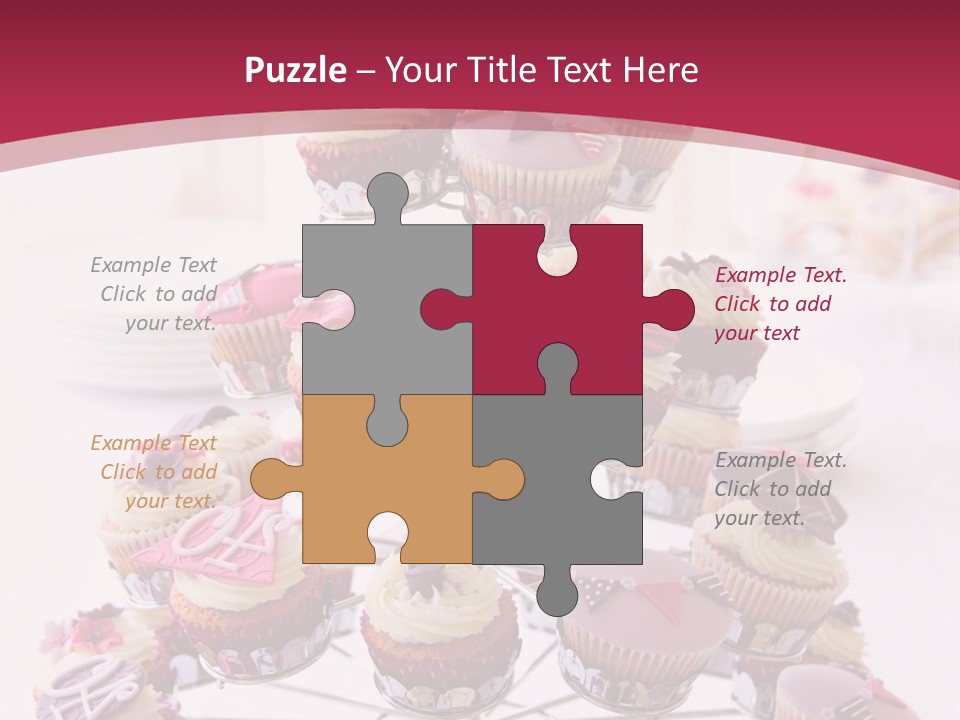 Cakestand Choice Cake PowerPoint Template