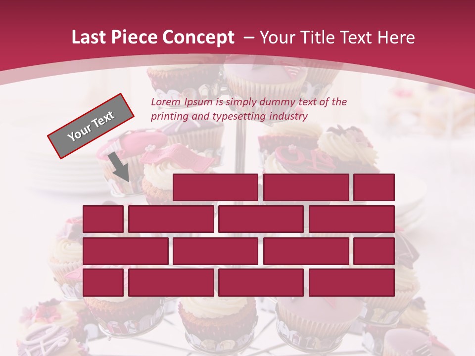Cakestand Choice Cake PowerPoint Template