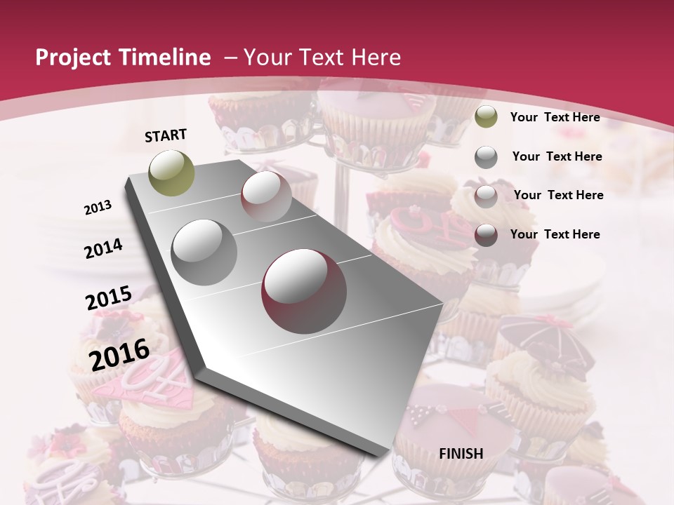 Cakestand Choice Cake PowerPoint Template
