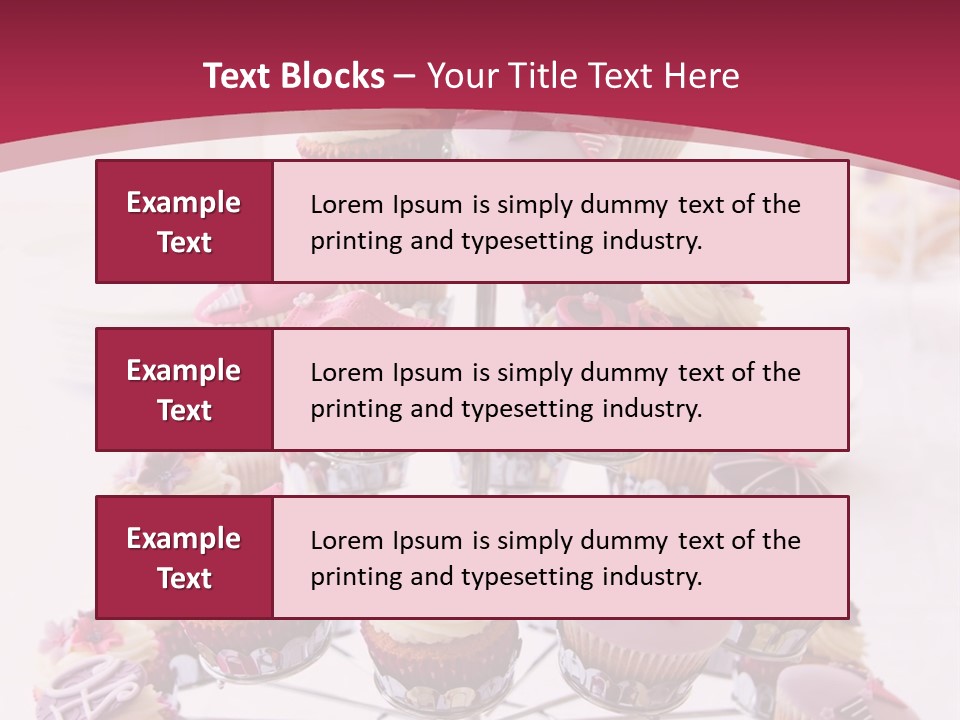 Cakestand Choice Cake PowerPoint Template