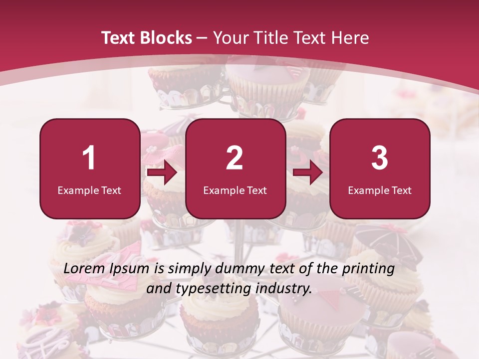 Cakestand Choice Cake PowerPoint Template