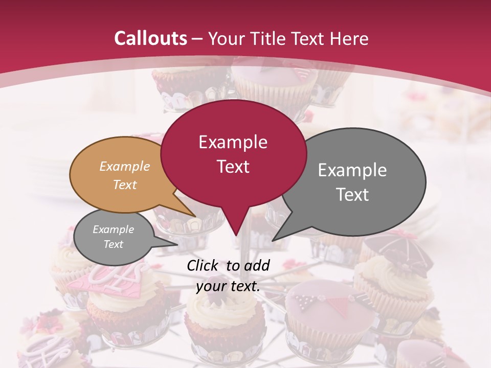 Cakestand Choice Cake PowerPoint Template