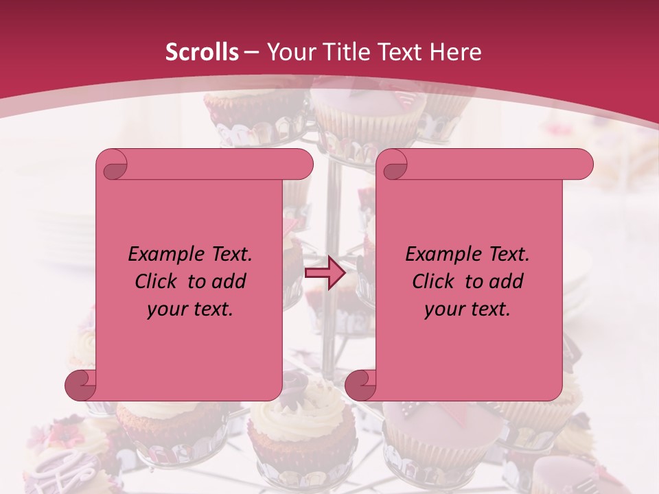 Cakestand Choice Cake PowerPoint Template