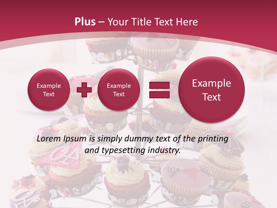 Cakestand Choice Cake PowerPoint Template