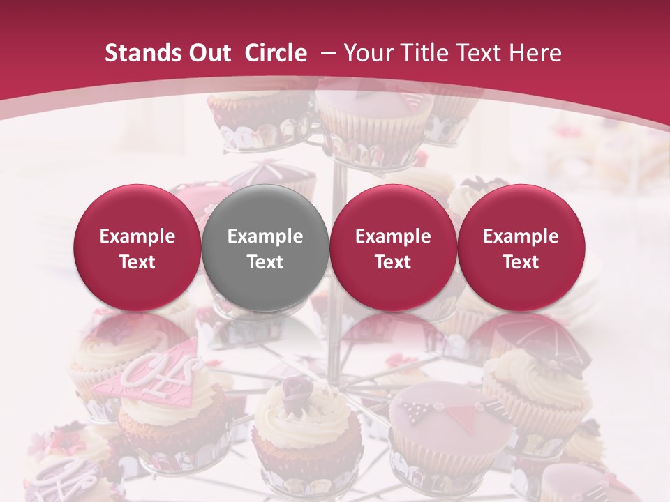 Cakestand Choice Cake PowerPoint Template
