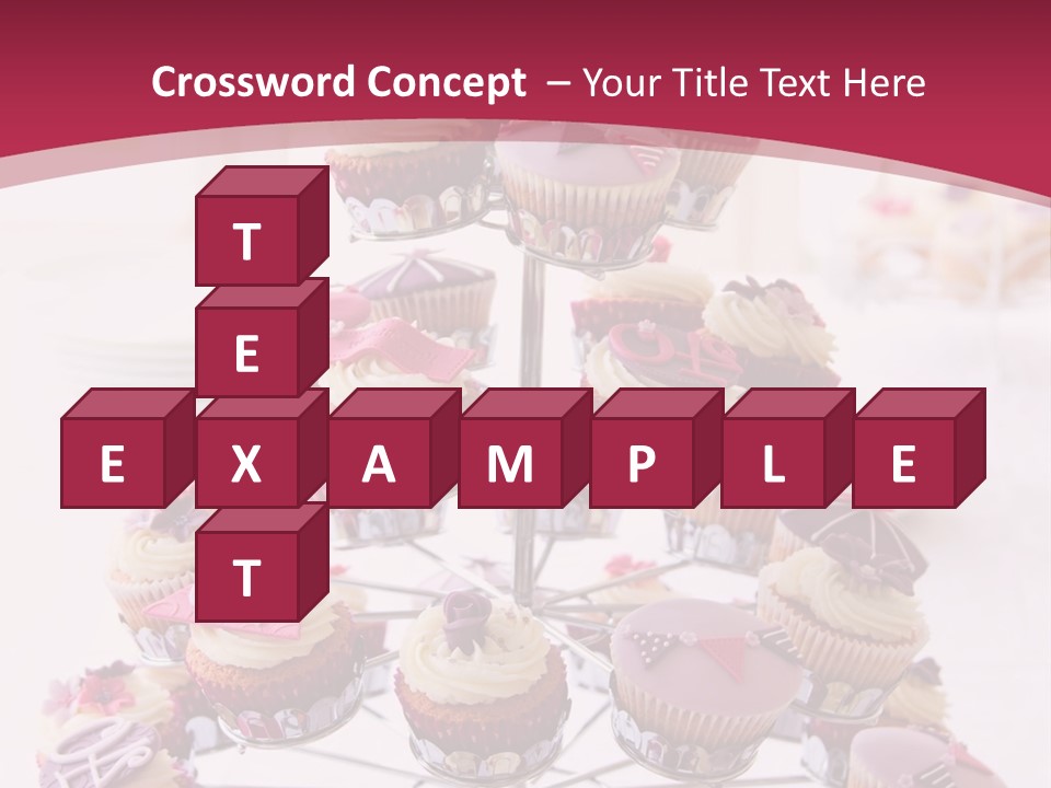 Cakestand Choice Cake PowerPoint Template