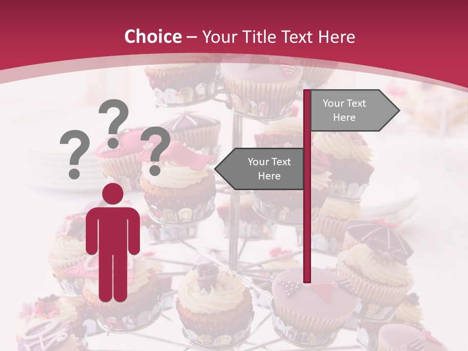 Cakestand Choice Cake PowerPoint Template