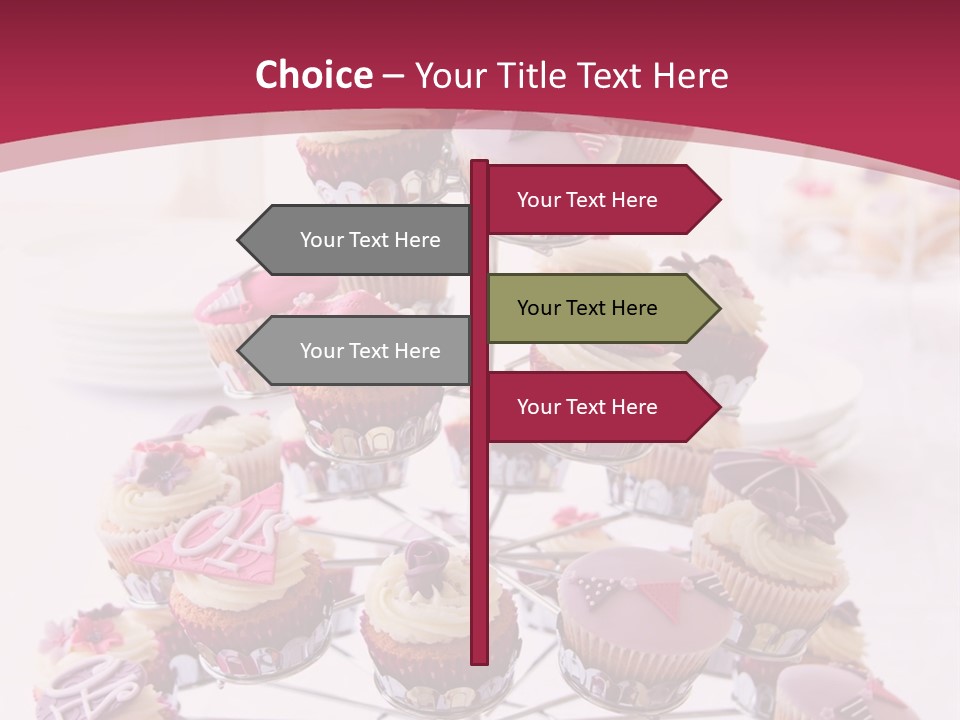 Cakestand Choice Cake PowerPoint Template