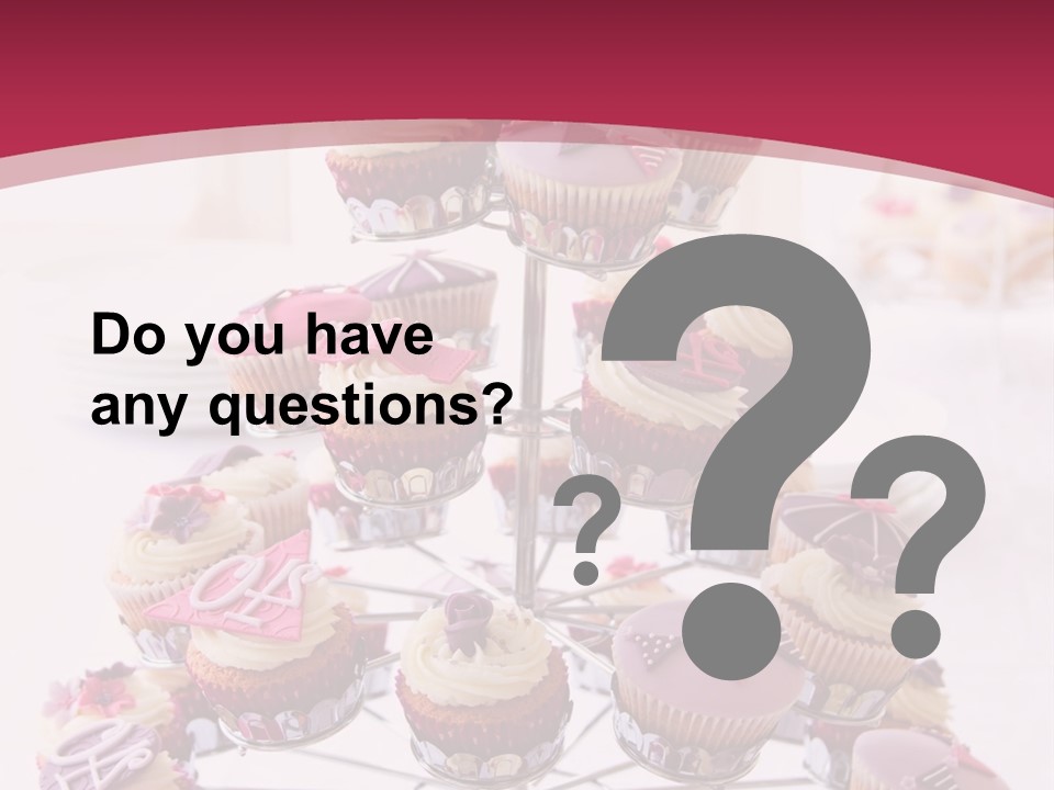 Cakestand Choice Cake PowerPoint Template