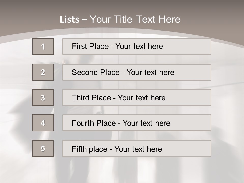 Motion Way Group PowerPoint Template