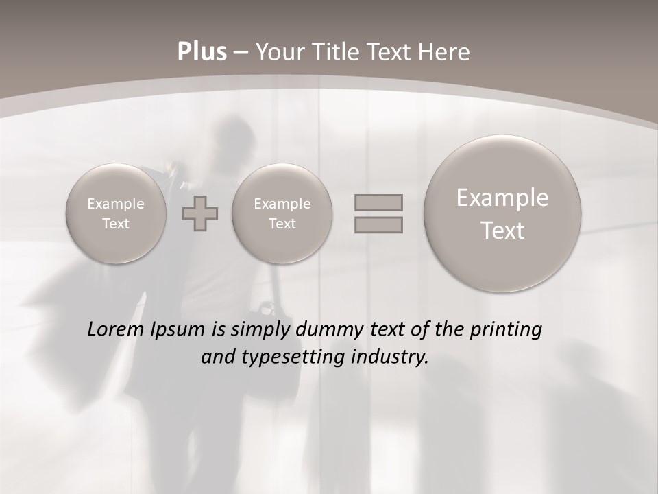 Motion Way Group PowerPoint Template