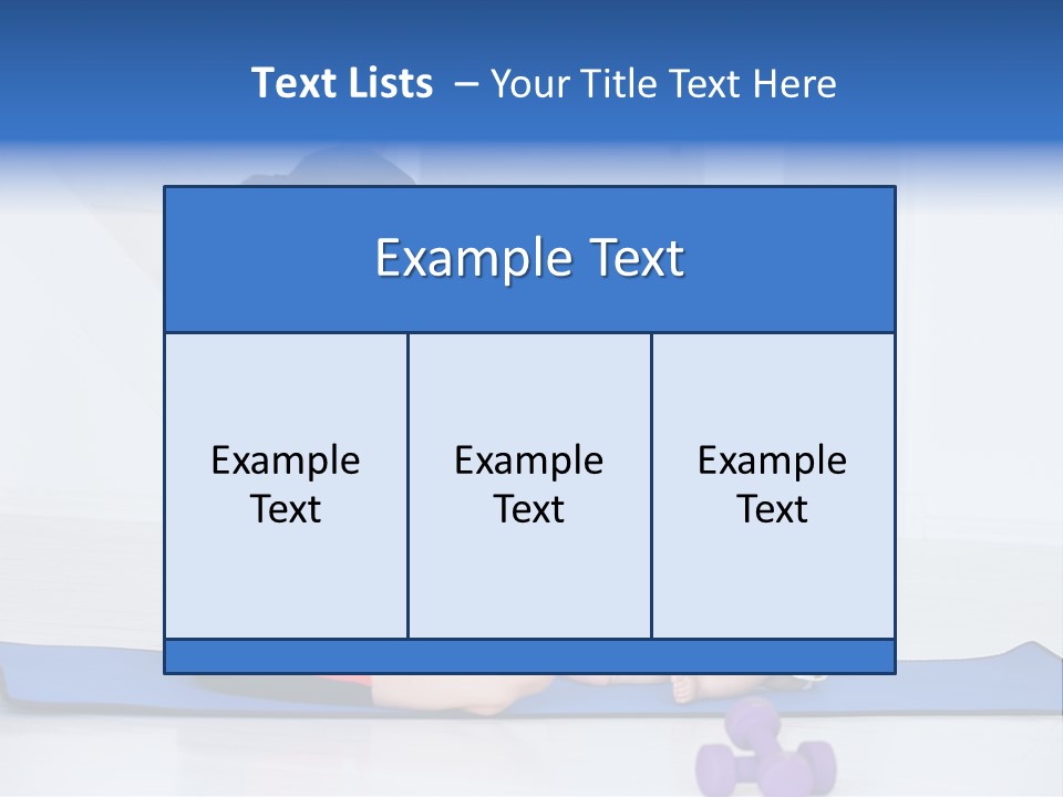 Fitness Together Mommy PowerPoint Template