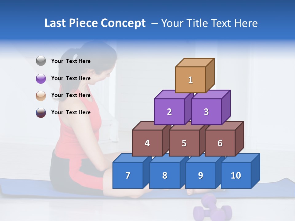 Fitness Together Mommy PowerPoint Template