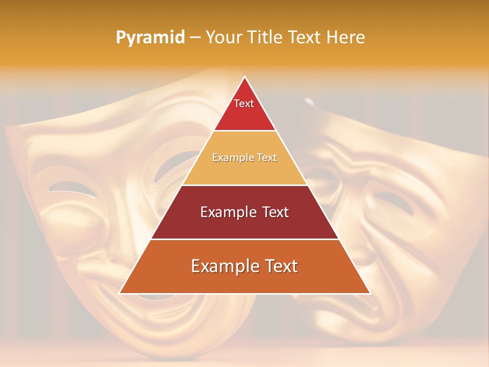 Curtain Acting Masquerade PowerPoint Template