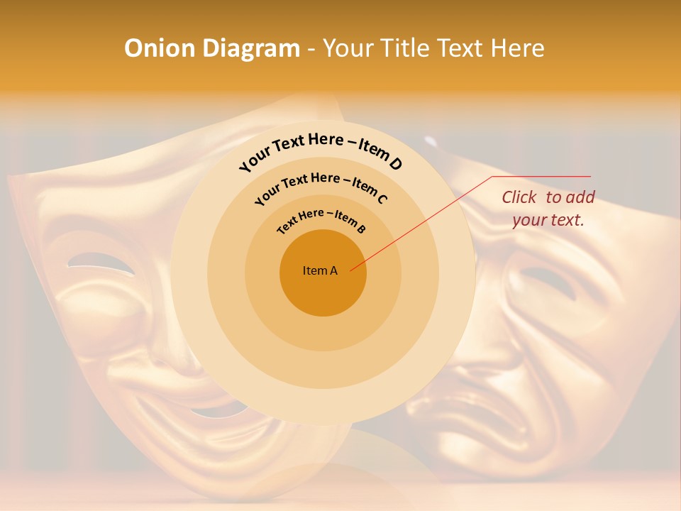 Curtain Acting Masquerade PowerPoint Template