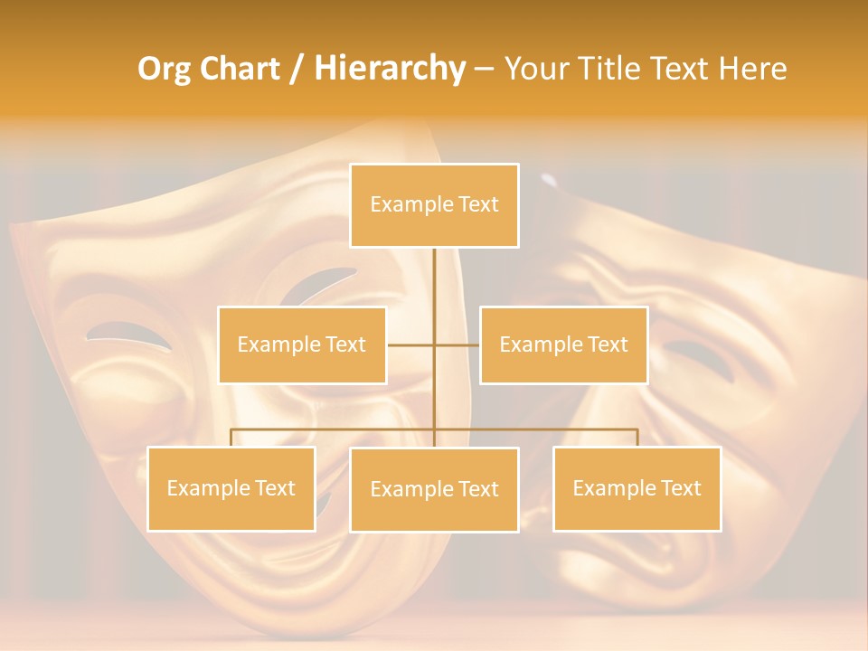 Curtain Acting Masquerade PowerPoint Template