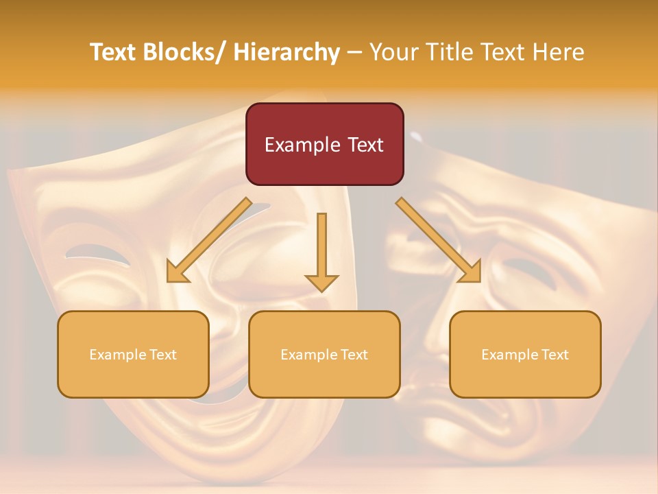 Curtain Acting Masquerade PowerPoint Template